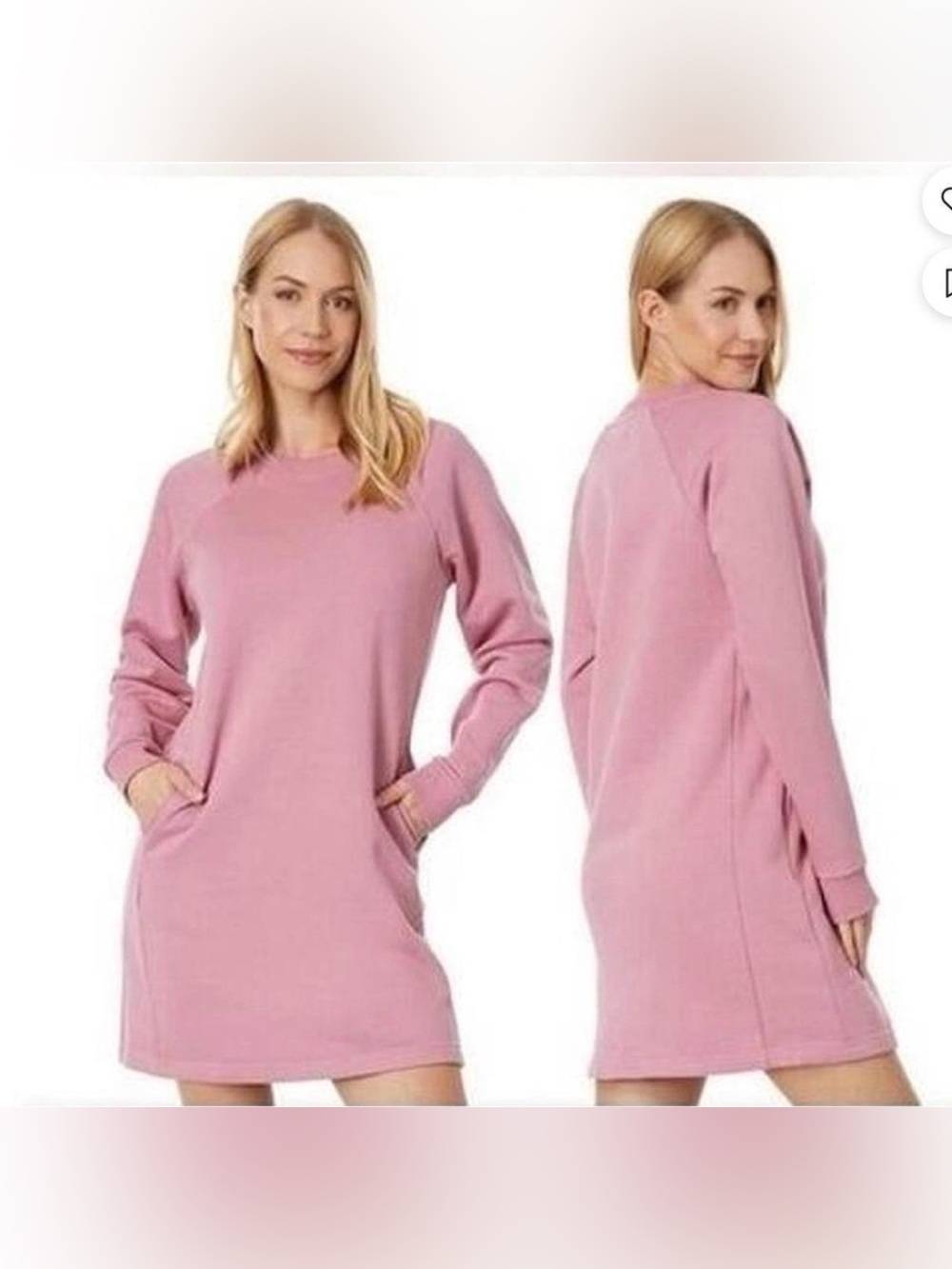 Pact Organic Cotton Sweatshirt Dress